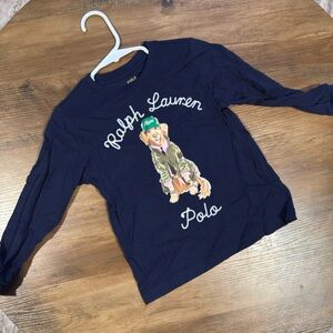 Ralph Lauren Navy Graphic Tee